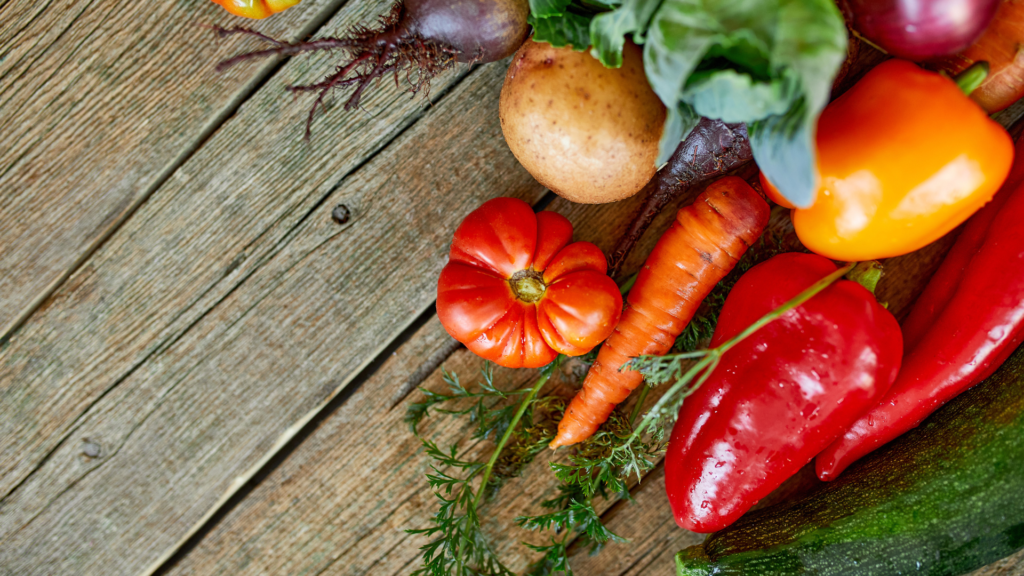 légumes et fruits de saison pour une alimentation saine et une bonne santé